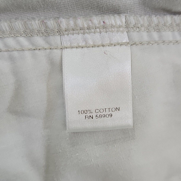 Roundtree Yorke Shorts Size 40 Travel Smart 100% Cotton Khaki Flat Front EZ Care - Picture 9 of 11